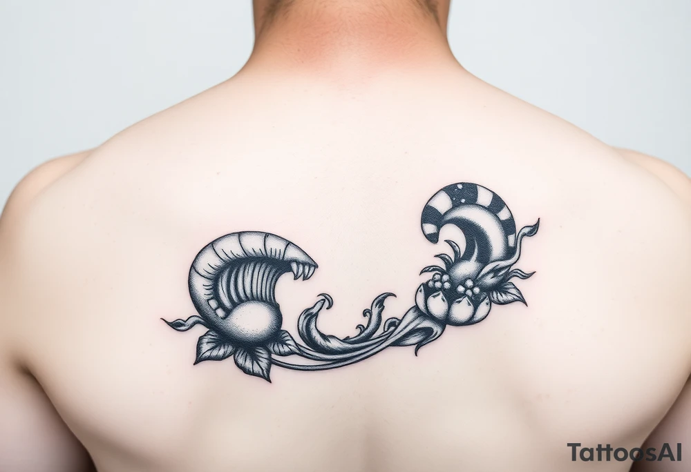 A beach/ocean theme to include something for my wife and child. tattoo idea