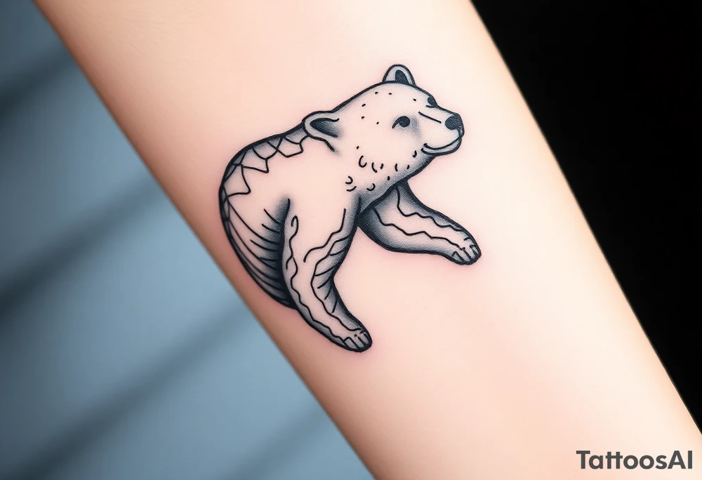 water bear tattoo idea