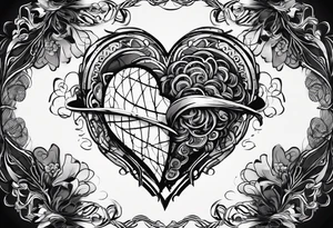 Brain, heart, love, abstract, symbolism, perseverance, heart break makes you strong, worth it, pain makes you stronger, strength, plane, travel tattoo idea