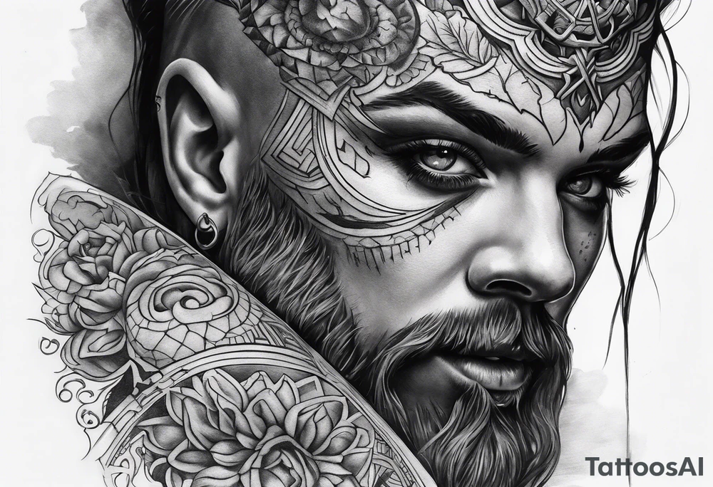 Horror sleeve tattoo idea