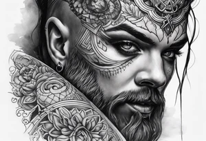 Horror sleeve tattoo idea