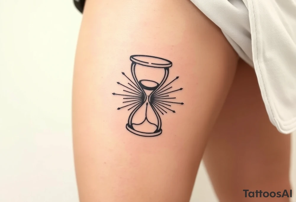 hourglass tattoo idea