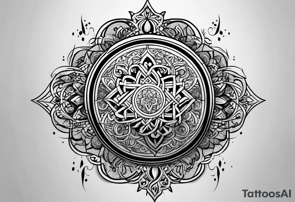 arabic writing tattoo idea