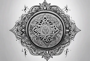 arabic writing tattoo idea