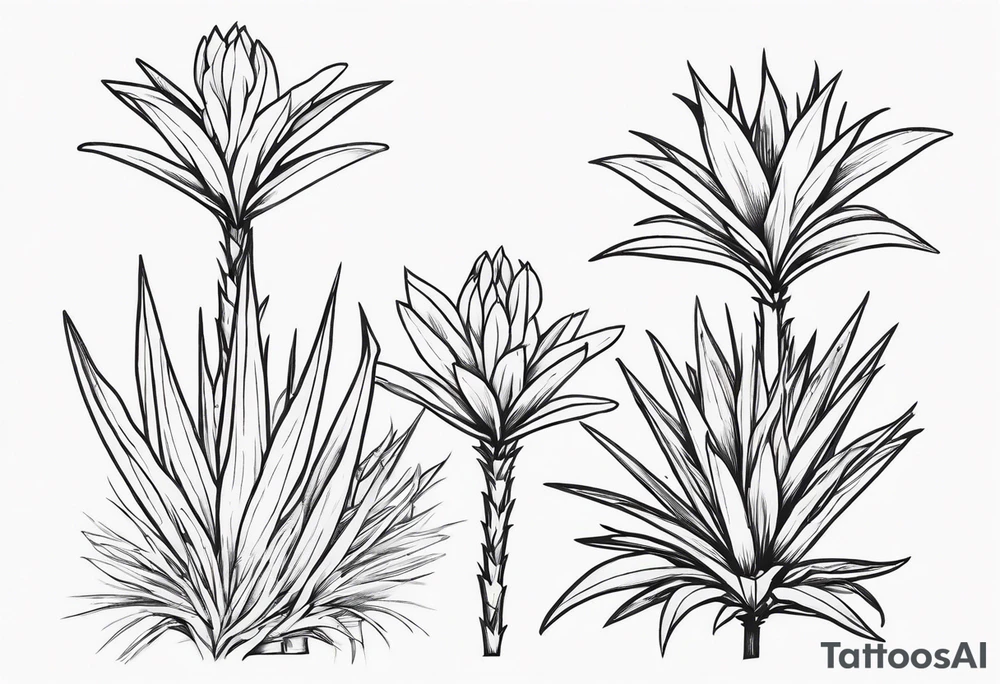 Yucca Love magic Friends tattoo idea