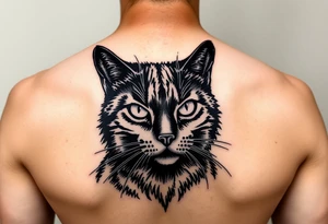 Black Cat tattoo idea
