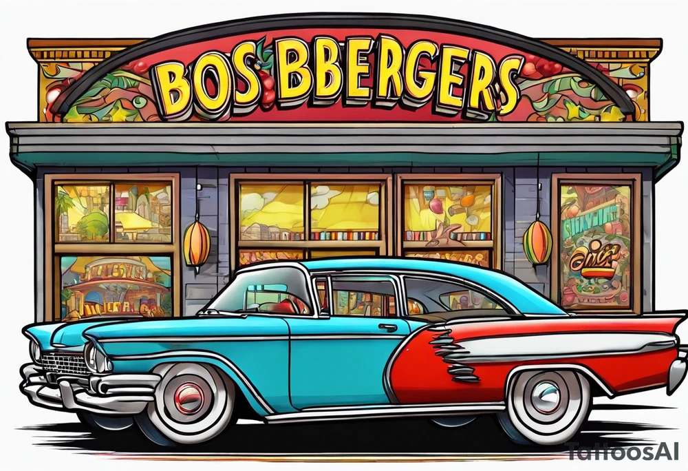 Bobs burgers Las Vegas tattoo idea