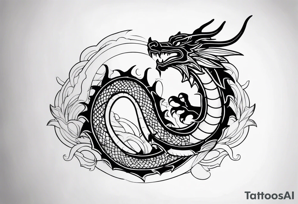 dragon tattoo idea