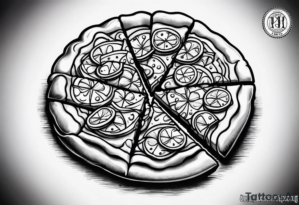 pizza tattoo idea