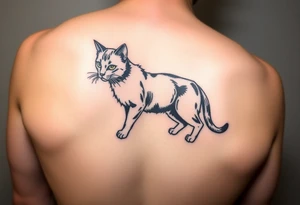 Black Cat tattoo idea