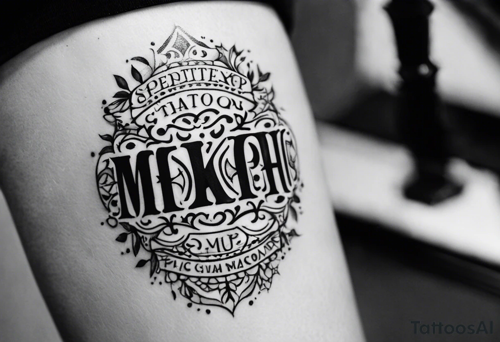 Νίψον ἀνομήματα, μὴ μόναν ὄψιν tattoo idea