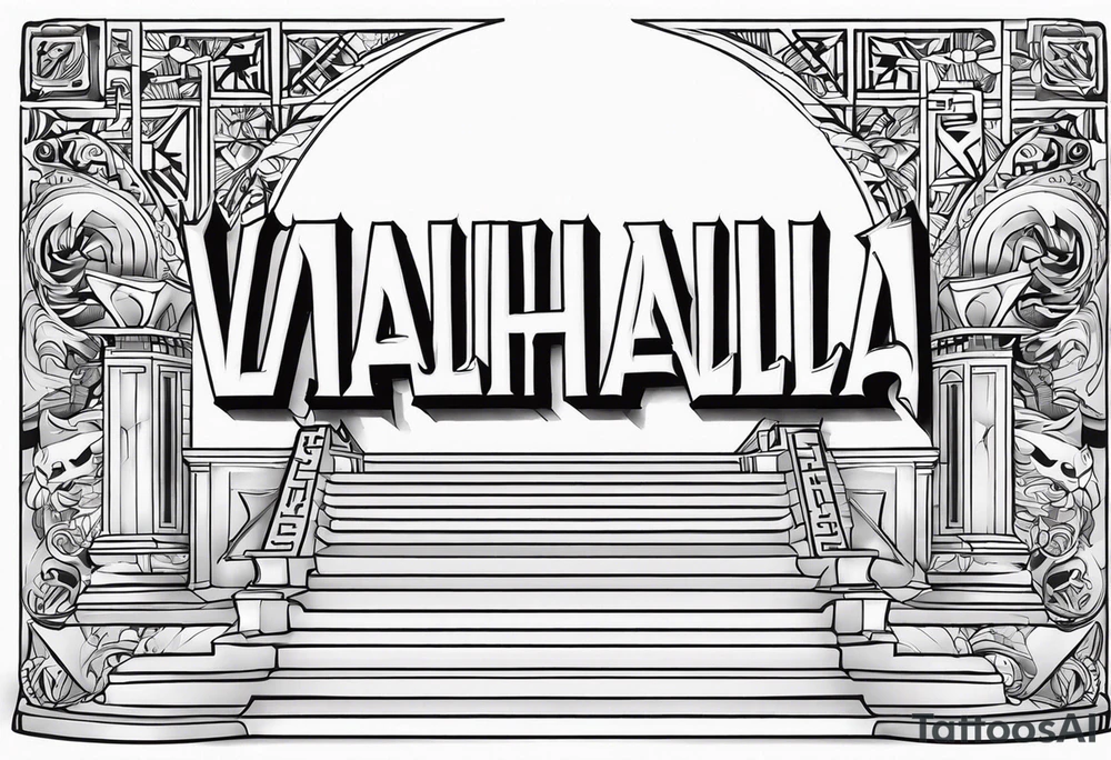Valhalla steps tattoo idea