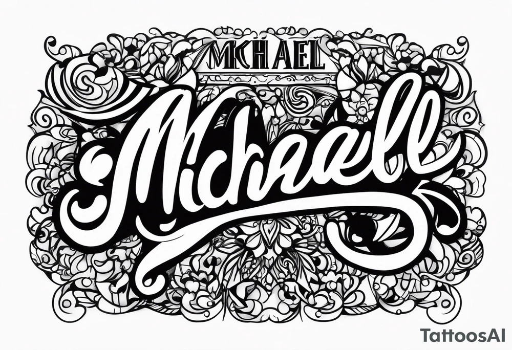 My kids names Michael and Mikeyla tattoo idea