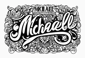 My kids names Michael and Mikeyla tattoo idea