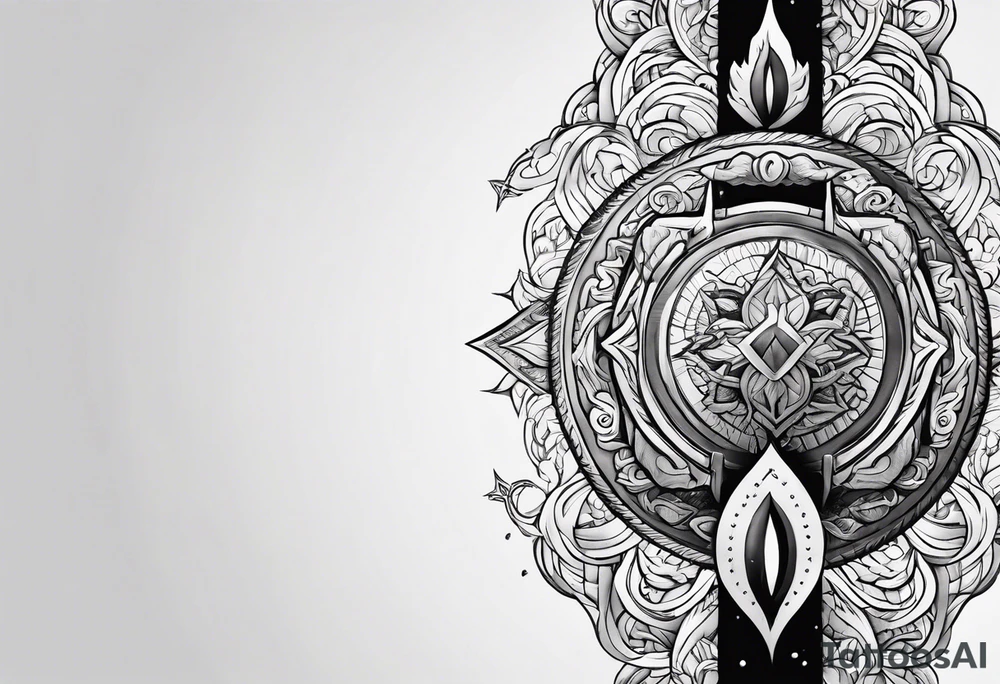 trident tattoo idea