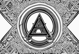 Valhalla 
Sword shield valknut  axe tattoo idea