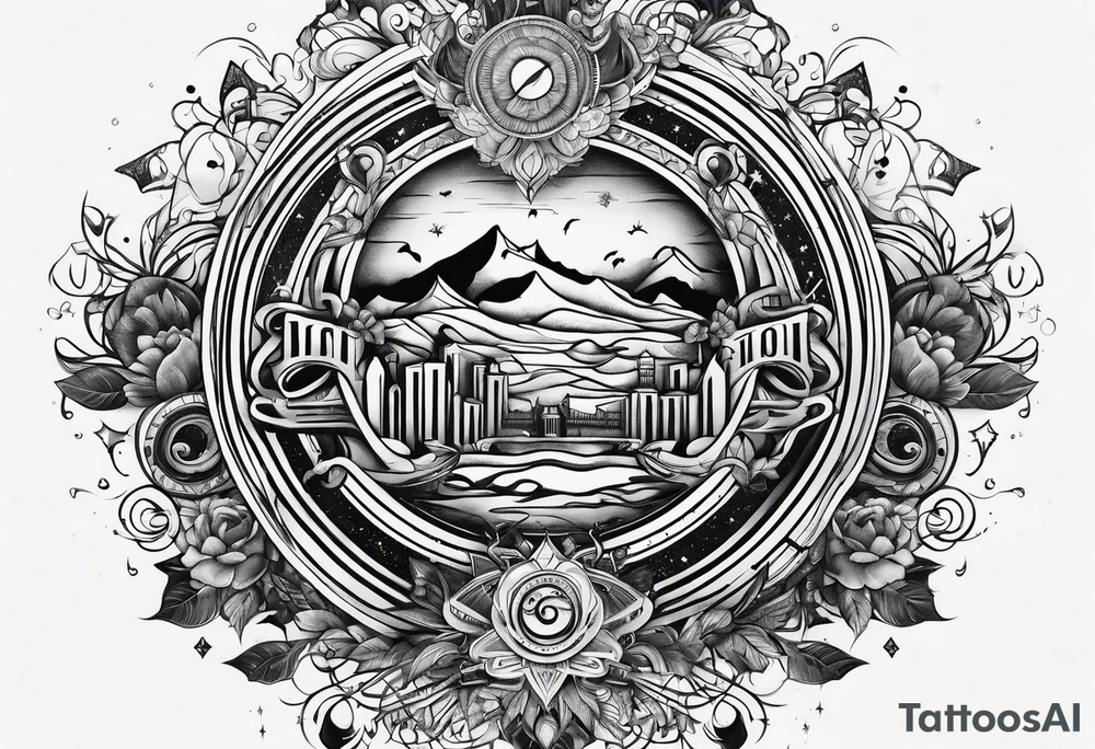 Tomorrowland music tattoo idea