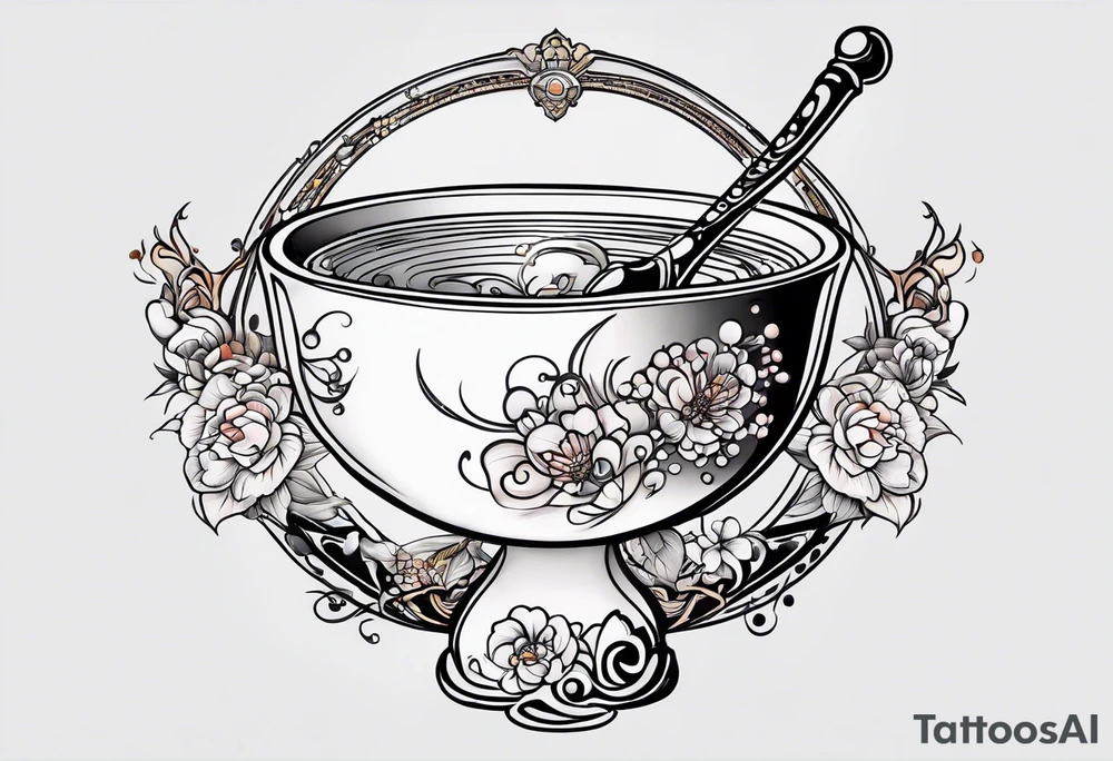 bubbles and a singing bowl tattoo idea