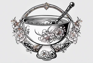 bubbles and a singing bowl tattoo idea