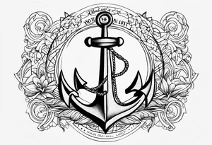 Anchor 
Not all who wander are lost tattoo idea