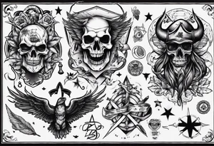 american
brothers tattoo idea