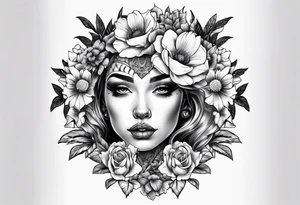 Something that goes with flowers tattoo idea