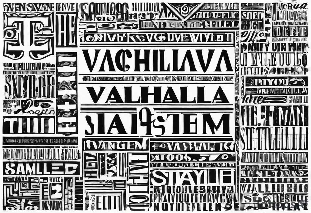 Valhalla steps tattoo idea