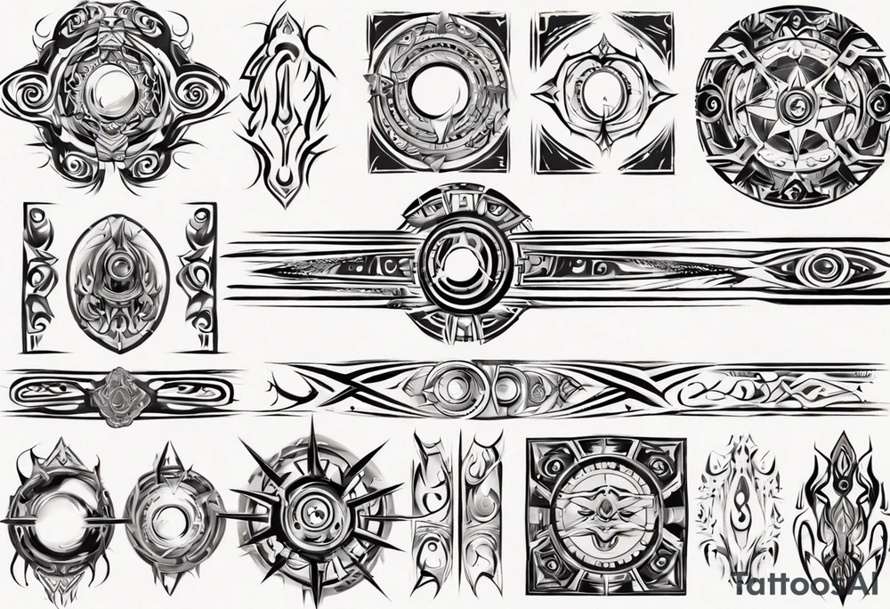 portal door frame tattoo idea