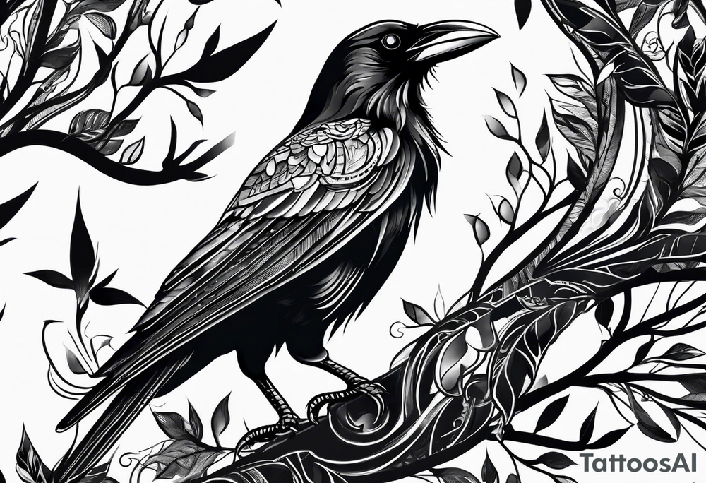 crows tattoo idea