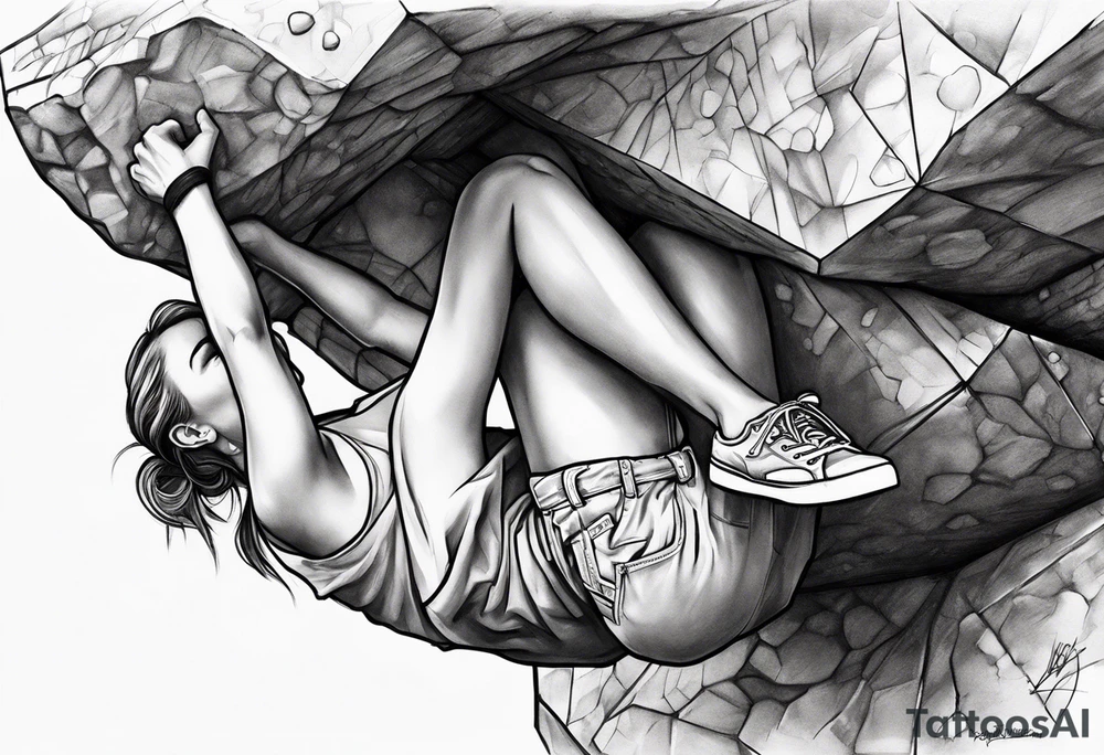 Indoor bouldering idea tattoo idea