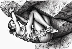 Indoor bouldering idea tattoo idea