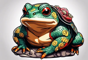 Jiraiya Naruto Gamakichi toad tattoo idea