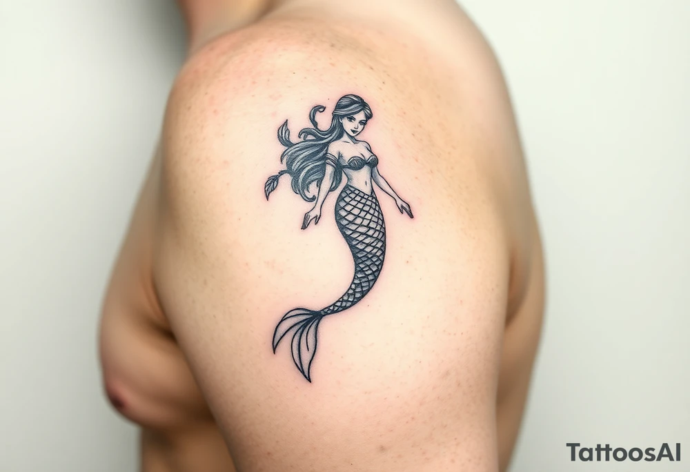 mermaid tattoo tattoo idea