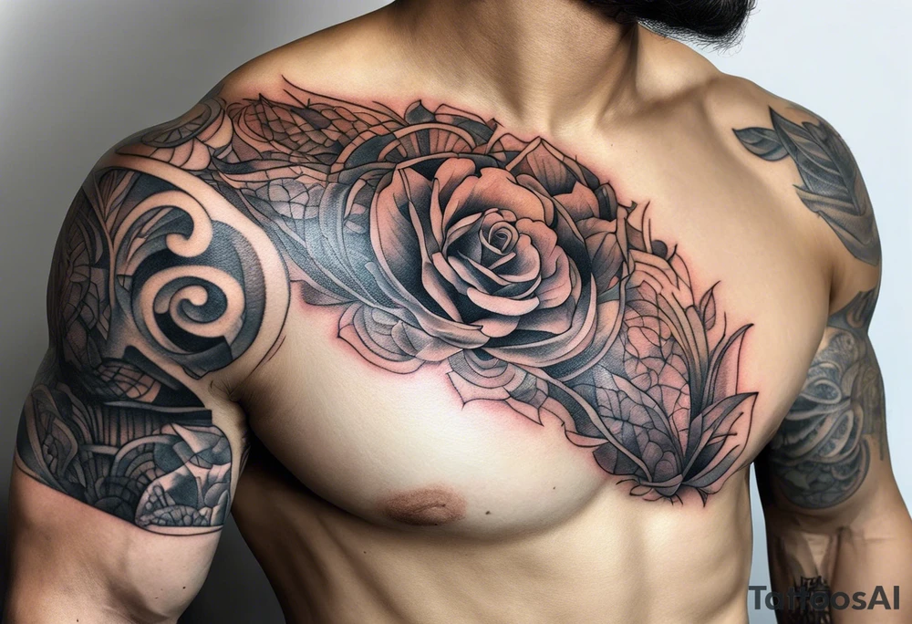pain human tissue on arm tattoo idea