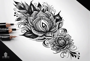 Ek omkaar design for a tatoo on chest tattoo idea