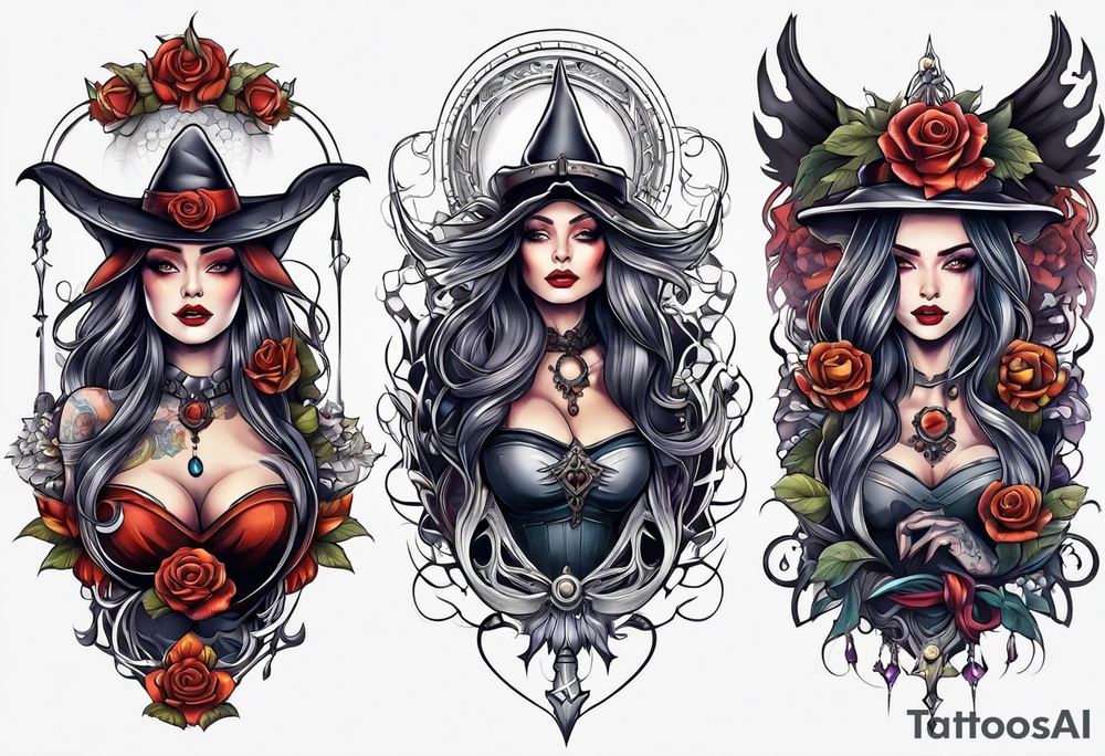 Witch tattoo idea