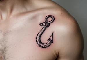 Hook in Rope tattoo idea