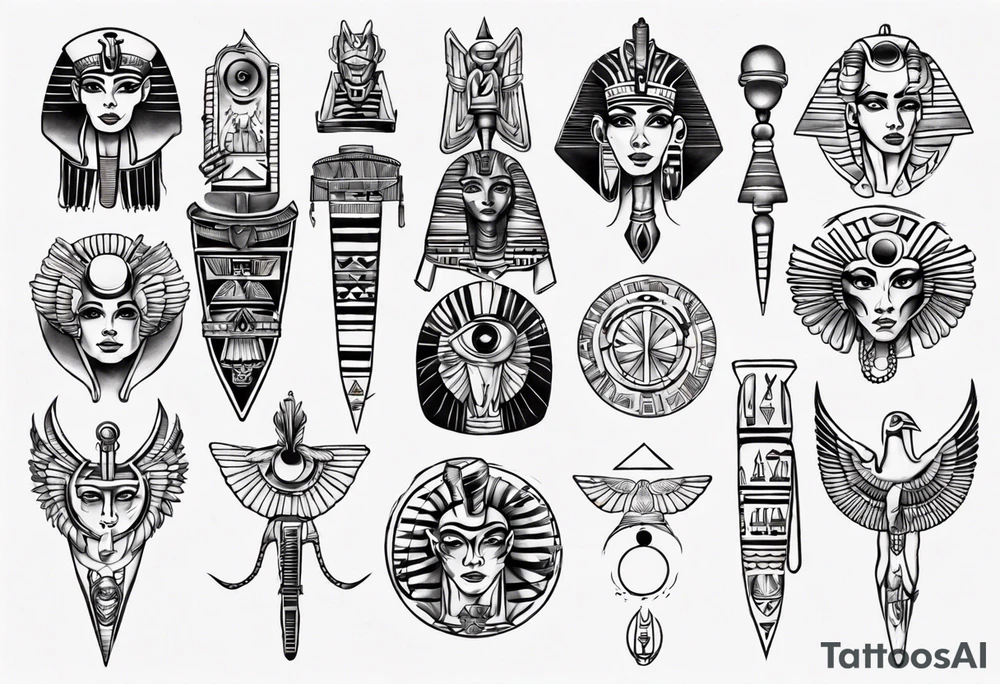egyptian tattoo idea