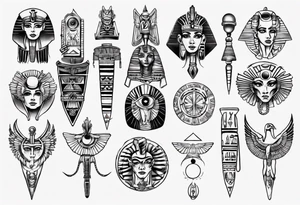 egyptian tattoo idea