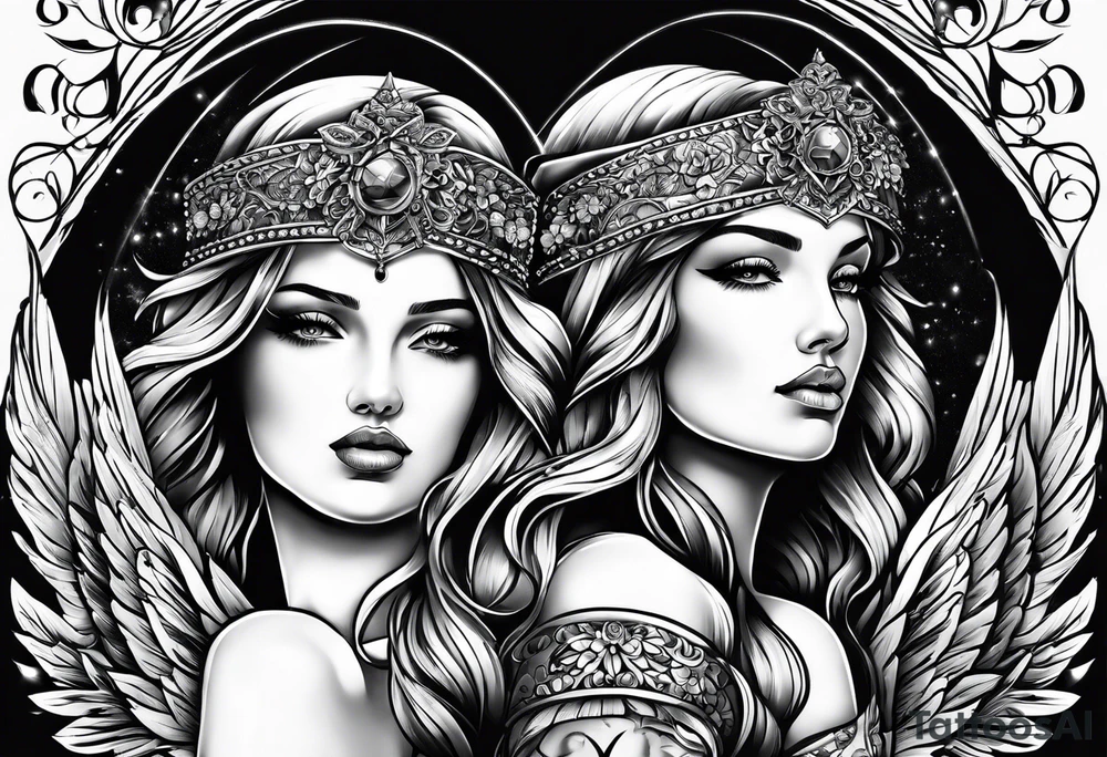 Always strapped but I'm protected buy angels tattoo idea