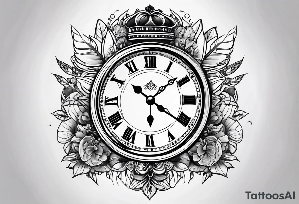 Date dial tattoo idea