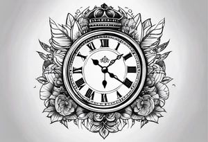 Date dial tattoo idea