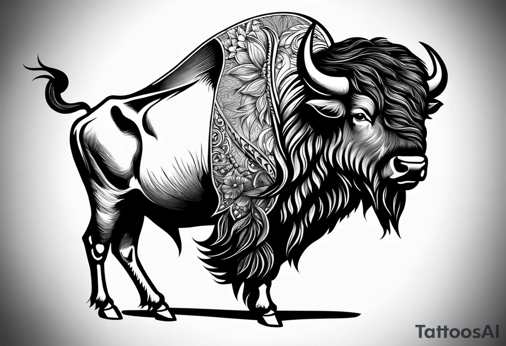 buffalo tattoo idea