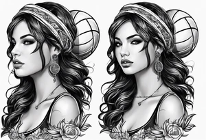 basketball virgo woman 2005 tattoo idea