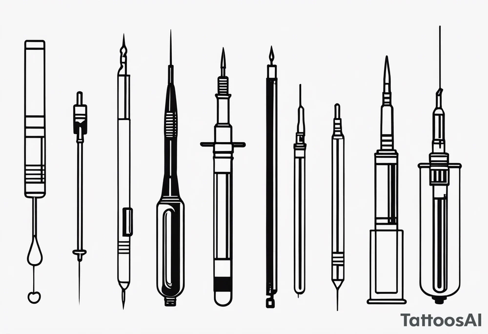 SPREADSHEET, SYRINGE tattoo idea