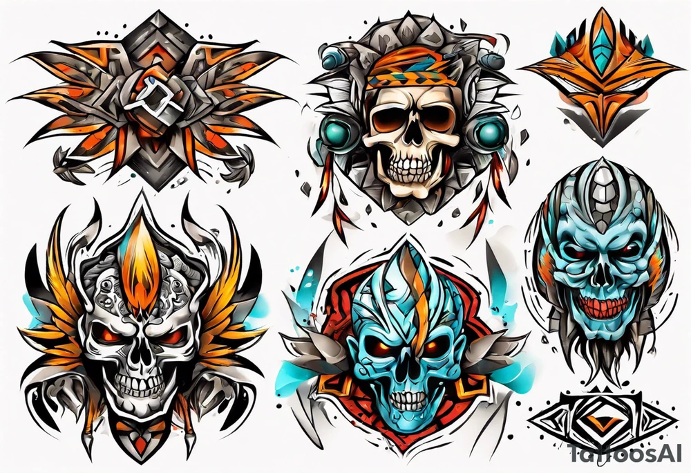 Rocks tattoo idea
