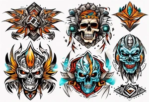 Rocks tattoo idea
