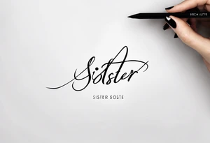 The handwritten words to my favorite sister" written in a simple way. delicate tattoo tattoo idea