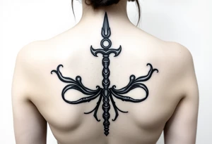 Lord Shiva trishul tattoo idea