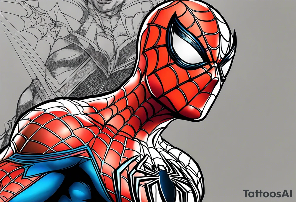 Spiderman tattoo idea